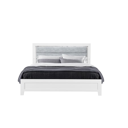 Global Furniture Usa LUCCIA-WHITE-QB W/LED 5593